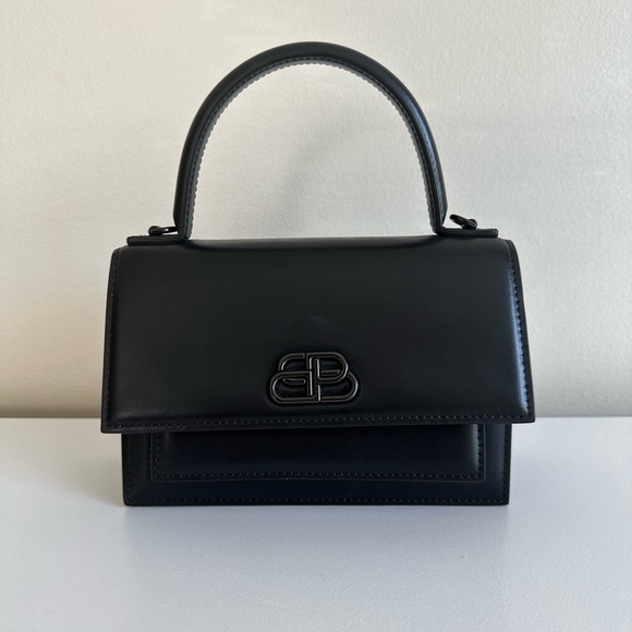 BALENCIAGA sharp black top handle bag - Picture 8 of 8